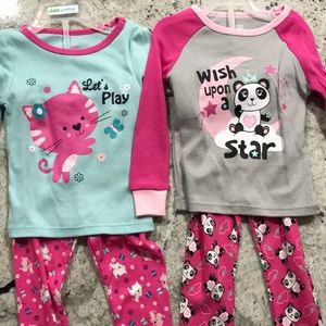 Child of mine by carters toddler pj sets Size 24